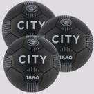 Kit 3 Bolas Machester City Campo Preta