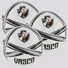 Kit 3 Bolas Vasco Estádios 24 Campo Branca e Preta