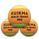 Kit 3 Bolinhas Beach Tennis Kuikma ITF Approved Stage 2 antiga Sandever Kit 3 Bolinhas Beach Tennis Kuikma ITF Approved Stage 2 antiga Sandever