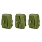 Kit 3 Bolsas Verde Militar Kits De Sobrevivência E Atividades De Camping verde