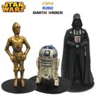 Kit 3 Boneco Star Wars 15cm em Resina - Star Wars