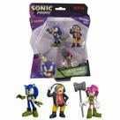 Kit 3 Bonecos Col 6,5cm Sonic, Dr. Dont E Thorn Rose