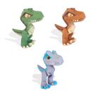 Kit 3 Bonecos Dinossauro Mini Delta Echo Blue Jurassic World Conjunto Crianças Articulados Diversão