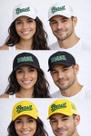 Kit 3 Bonés Brasil Copa Alta Qualidade Unissex Confortável