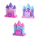 Kit 3 Borrachas Castelo Princesa Coloridas Escolar Infantil Fofa Decorativa Cores Sortidas Kit 3 Borrachas Castelo Princesa Coloridas Escolar Infantil Fofa Decorativa Cores Sortidas