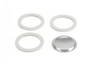 Kit 3 Borrachas Para Vedação Filtro Cafeteira Italiana Ke Home