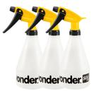 Kit 3 Borrifador Esborrifador Pulverizador Pulveriza Plantas Hortas Jardins Bonsai Suculentas Casa Salão de beleza Cabelereiro