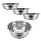 Kit 3 Bowl Bacia Tigela Aço Inox Cumbuca funda Saladeiras 20cm