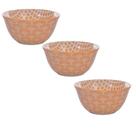 Kit 3 bowl colors laranja 12x6x12cm cerâmica Kit 3 bowl colors laranja 12x6x12cm cerâmica