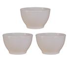Kit 3 Bowl Redondo G Cumbuca Petiscos Saladeira Tigela Vasilha Cozinha Kit 3 Bowl Redondo G Cumbuca Petiscos Saladeira Tigela Vasilha Cozinha