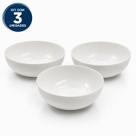 Kit 3 Bowls Moon 1,3L em Vidro Branco para Saladas, Sopas, Massas, Cereais e Sobremesas Kit 3 Bowls Moon 1,3L em Vidro Branco para Saladas, Sopas, Massas, Cereais e Sobremesas