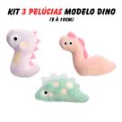 Kit 3 Brinquedo para Gatos Mordedor Pelúcia Animal - Ringo Pet