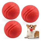 Kit 3 Brinquedos Bolinhas Maciças para Cães Cachorros Resistente Pula Pula 6cm - Média