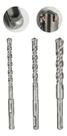 Kit 3 Broca Sds Plus Martelete 8 10 12mm X 160mm Concreto