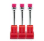 Kit 3 Brocas Escova de Limpeza Unhas de Gel Acrigel Fibra