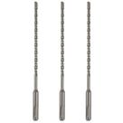 Kit 3 Brocas Sds Plus 6Mm X 310Mm Metal Duro Profissional