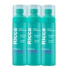 Kit 3 Bruma Modeladora Volumizadora Protetor Térmico Volume Cabelo Ricca 150ml