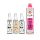 Kit 3 Brumas Castilla + Água Micelar 250mL Skincare e Fixação com Ativos Naturais