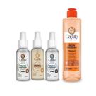 Kit 3 Brumas Castilla + Água Micelar 250mL Skincare e Fixação com Ativos Naturais