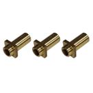Kit 3 Bucha Afinação Latão 5mm 7/32 Canoa Bateria c Pescoço Kit 3 Bucha Afinação Latão 5mm 7/32 Canoa Bateria c Pescoço