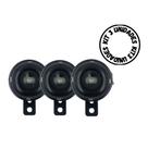 Kit 3 Buzina Universal para Moto Modelo Paquerinha 12V Preto Kit 3 Buzina Universal para Moto Modelo Paquerinha 12V Preto
