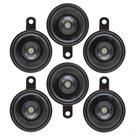 Kit 3 Buzinas Automotiva Carro Paquerinha Universal 12v 77mm
