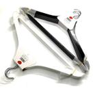 Kit 3 Cabide de madeira adulto com gacho em inox resistente Kit 3 Cabide de madeira adulto com gacho em inox resistente