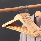 Kit 3 Cabides De Madeira Com Barra Resistente Rayco Premium