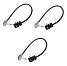 Kit 3 cabo pedal santo angelo plug p10 l rean preto 25cm