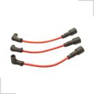 Kit 3 cabos de vela ignição mercury 3 cil 65/90hp arieltek