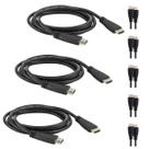 Kit 3 Cabos HDMI CH 2015 Intelbras 1,5M 4K Versão 2.0 Original Nota Fiscal Para Empresa