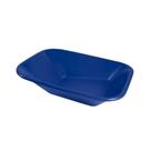 Kit 3 Caçamba Plástica P/ Carrinho Azul 60 Litros Sem Furos