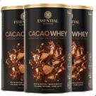 Kit 3 Cacao Whey Protein 450g - Essential Nutrition