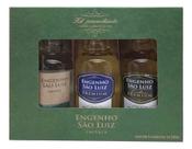 Kit 3 Cachaças Engenho São Luiz Prata Premium Extra Premium