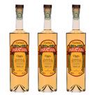 Kit 3 Cachaças Paratiana Ouro 700 ml Clássica Barril Drink Pai Caipirinha Especial Caninha Bebiada Tonel Branquinha