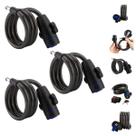 Kit 3 Cadeados de Segurança Reforçados Para Bike Moto Carrinho Portão Grade e Equipamentos Kit 3 Cadeados de Segurança Reforçados Para Bike Moto Carrinho Portão Grade e Equipamentos