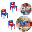 Kit 3 Cadeira Cadeirinha Infantil Desmontável Para Crianças