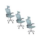 Kit 3 Cadeiras de Escritório Diretor Oficial Vegas com apoio com Ebook Kit 3 Cadeiras de Escritório Diretor Oficial Vegas com apoio com Ebook