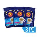 Kit 3 Café Com Leite 3 Corações Solúvel Vending 1KG