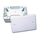 Kit 3 Caixa 4x2 de Passagem Sobrepor com Placa Cega para Cftv Balun Câmeras