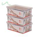 Kit 3 Caixa De Sapato Transparente Para Organizar - Média