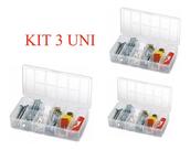 kit 3 Caixa Organizadora De Plástico Com Divisórias - P