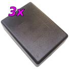 Kit 3 Caixa para montagem de Circuitos Eletrônicos Fonte Arduino 78X57X33mm