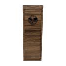 Kit 3 Caixa Porta Vinho Modelo Árvore da Vida 12,3x9x36 Mdf Madeira Pintado Imbuia