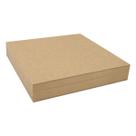 Kit 3 Caixa Quadrada Com Dobradiça 24,5x24,5x4 Mdf Madeira