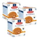 Kit 3 Caixas Biscoito Stroopwafels Holandês 230g Waffle Importado Recheio Caramelo Premium