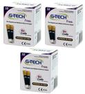 Kit 3 Caixas de Tiras De Glicemia 50 Unidades - G-Tech