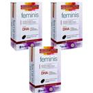 Kit 3 caixas Feminis para Gestantes 30 cápsulas Ômega 3 Dha 30 capsulas