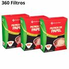 Kit 3 caixas filtro de papel 103 members mark caixa 120 unidades café mais puro e sem resíduos