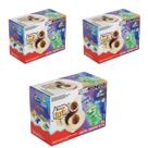 KIT 3 Caixas Kinder Joy Jurassic World Funko Pop 40g Cada